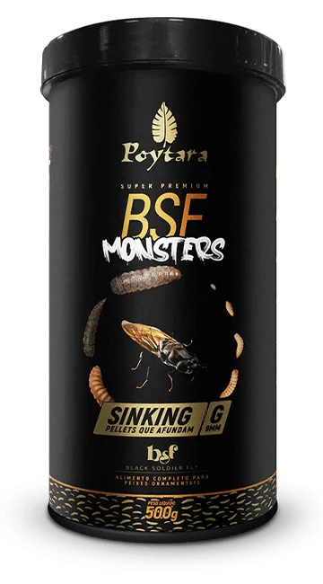 Imagem embalagem produto Poytara BSF Monsters Sinking Black Soldier Fly