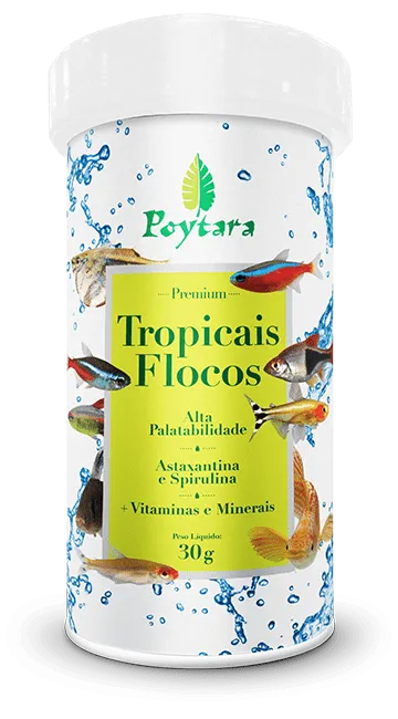 Imagem embalagem produto Poytara Tropicais Flocos