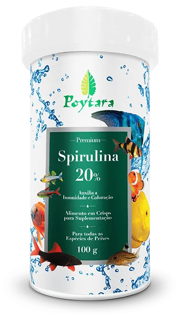 Imagem embalagem produto Poytara Spirulina 20%