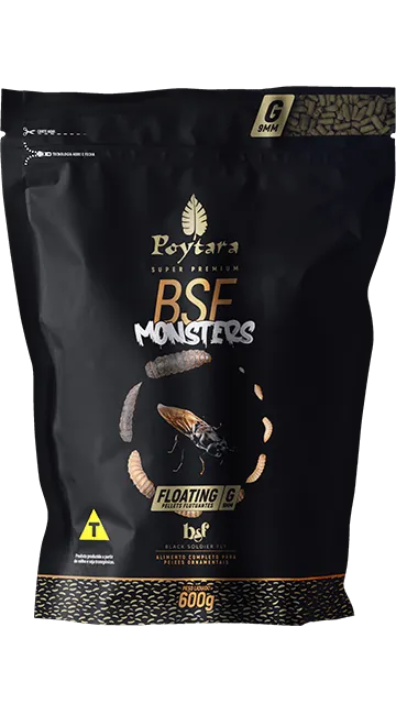 Imagem embalagem produto Poytara BSF Monsters Floating Black Soldier Fly