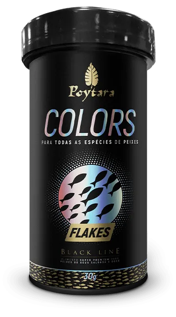 Imagem embalagem produto Poytara Colors Flakes Black Line