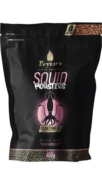 Imagem embalagem produto Poytara Squid Monsters Floating Black Line